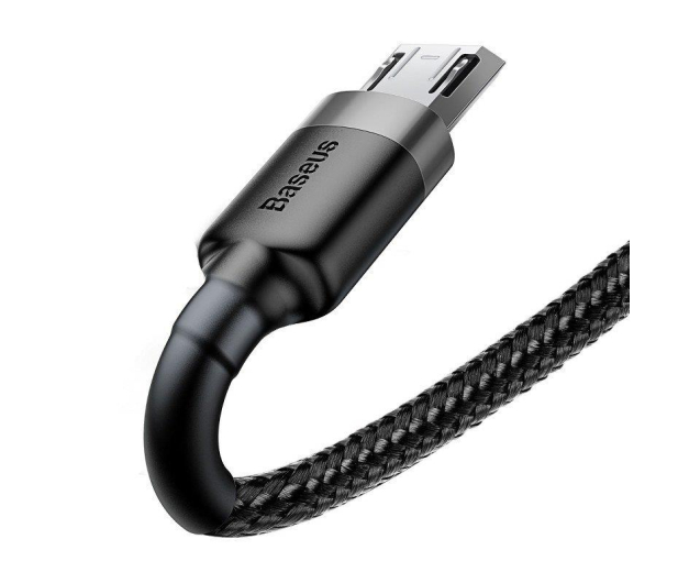 BASEUS USB-microUSB Cafule 1M czarno-szary - 691503 - zdjęcie 5